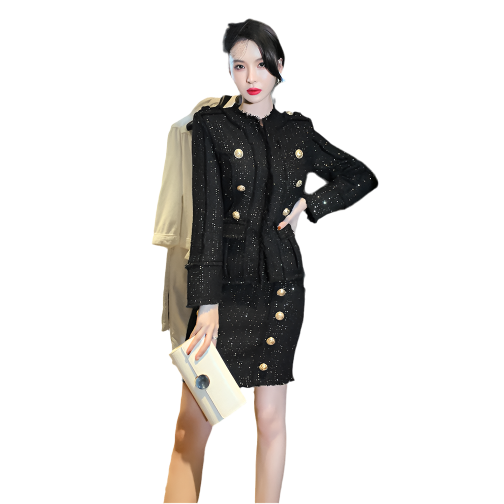 A Billi Blazer Skirt Suit