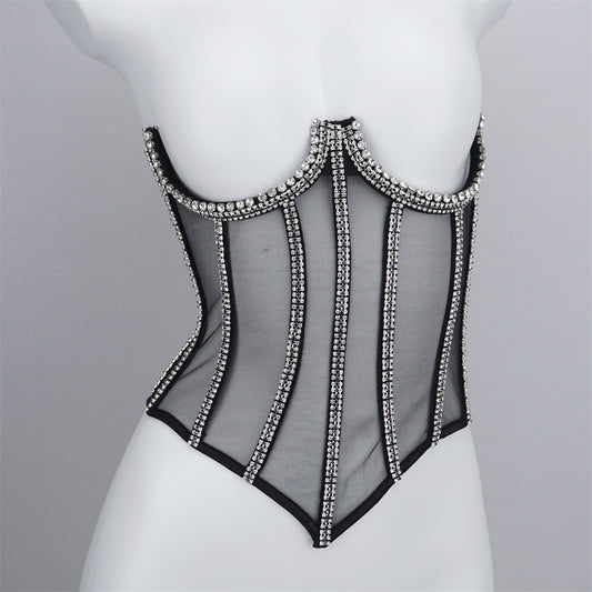 Snatched Crystal UnderBust Corset